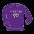 Finalfan College Crew-Neck Kansas State; Purple - Large FI143977